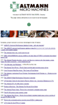 Mobile Screenshot of altmann-micro-machines.com