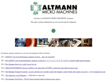 Tablet Screenshot of altmann-micro-machines.com